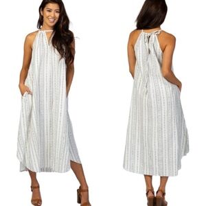 Gigio Lagenlook Cotton Linen Blend Summer Beach, Vacation Dress - Size Medium